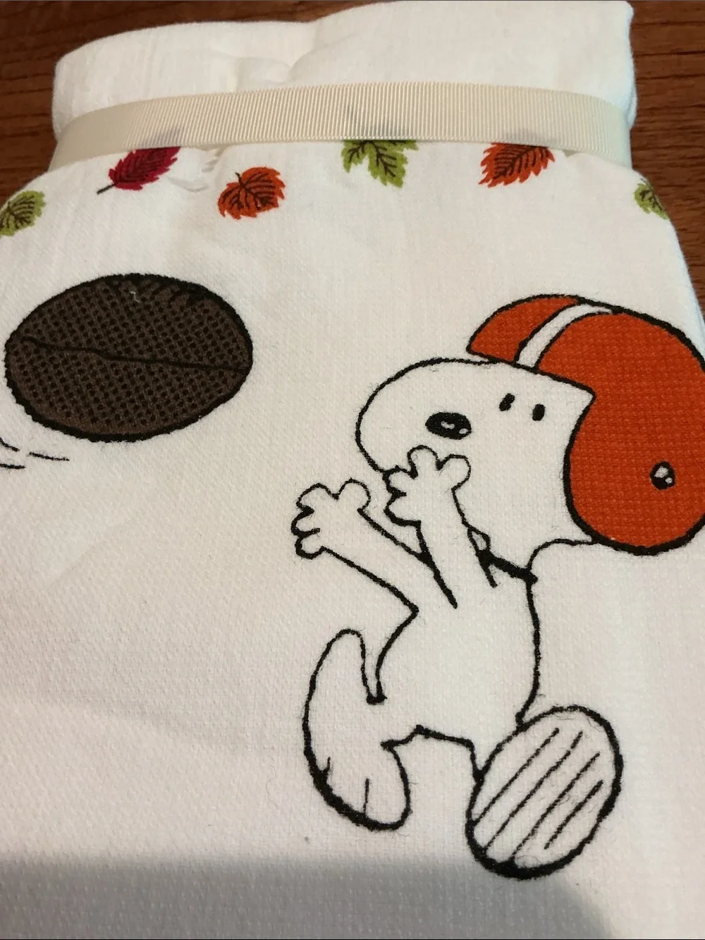 Peanuts x Rae Dunn Football Themed Kitchen Towels - Set of 2